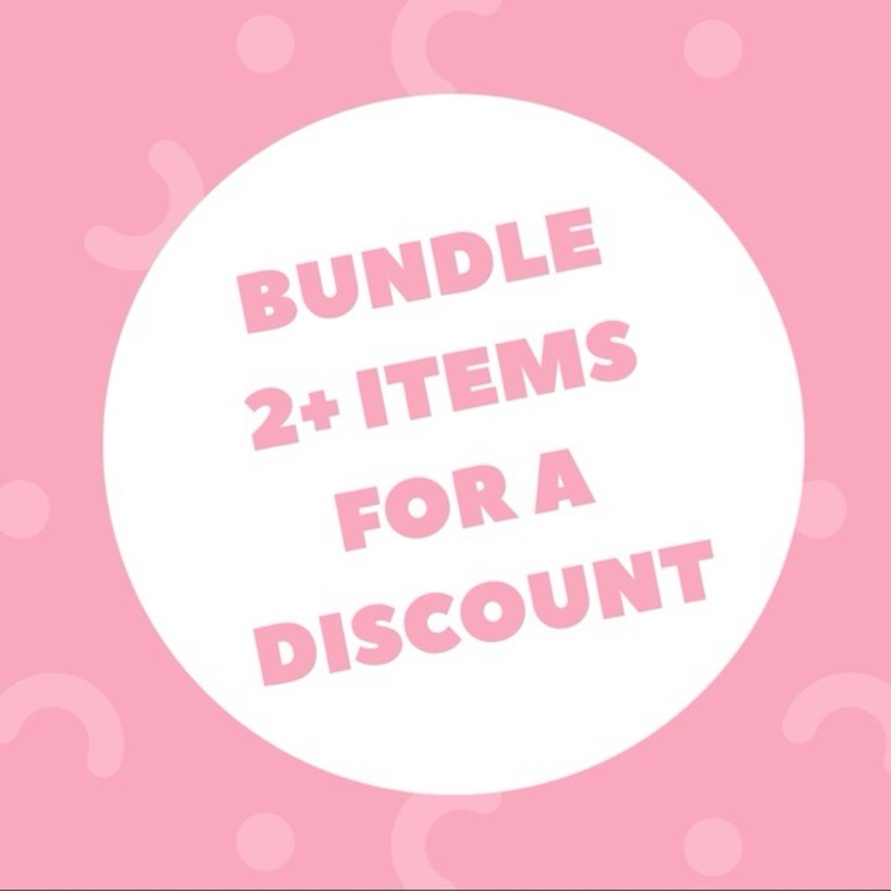 Bundle any 2 items and receive a discount!